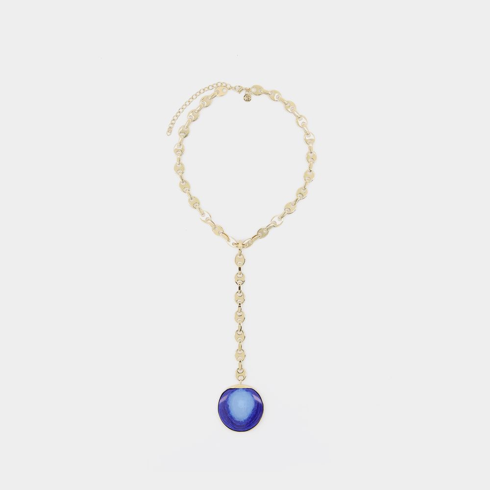 Pendentif Eight Nano en Laiton Doré