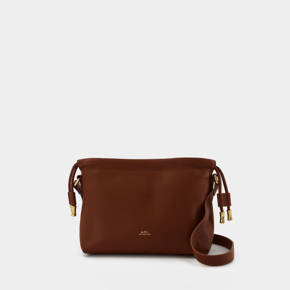 Apc Ninon Mini Bag In Brown