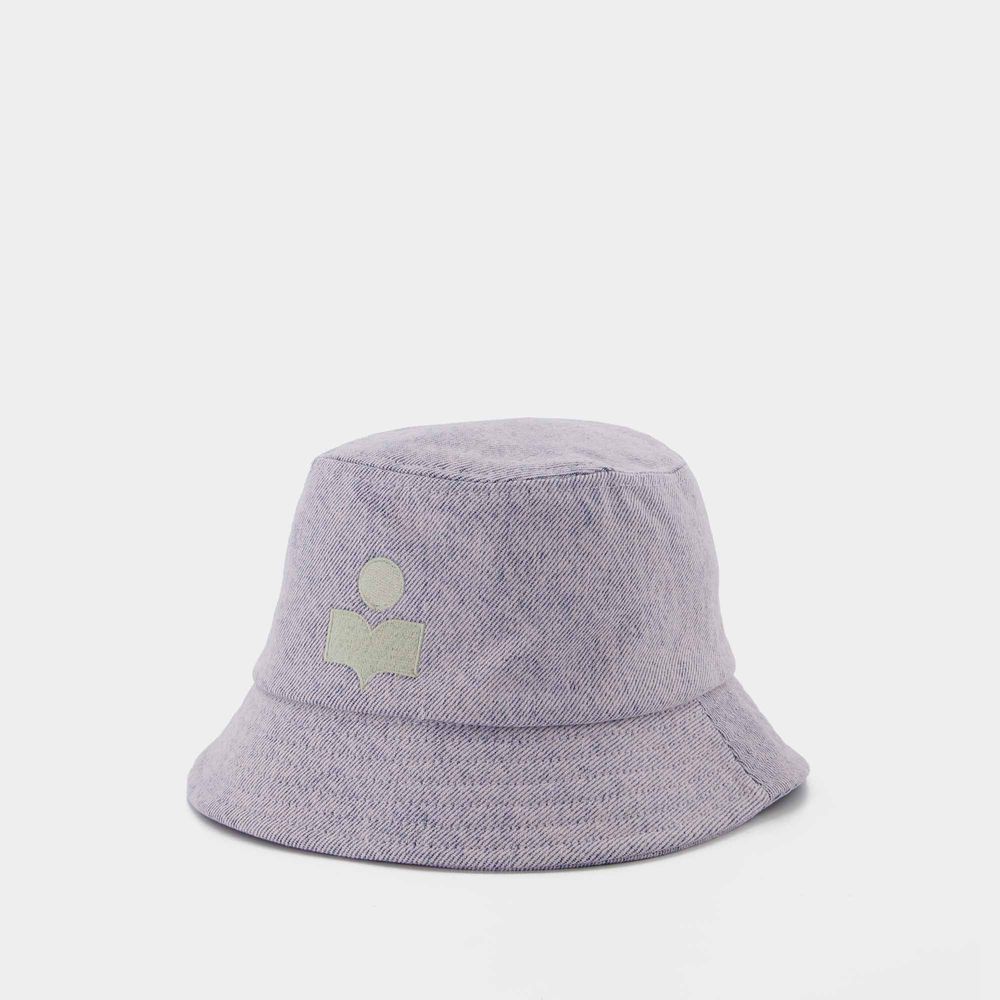 Isabel Marant Blue & Purple Haley Bucket Hat