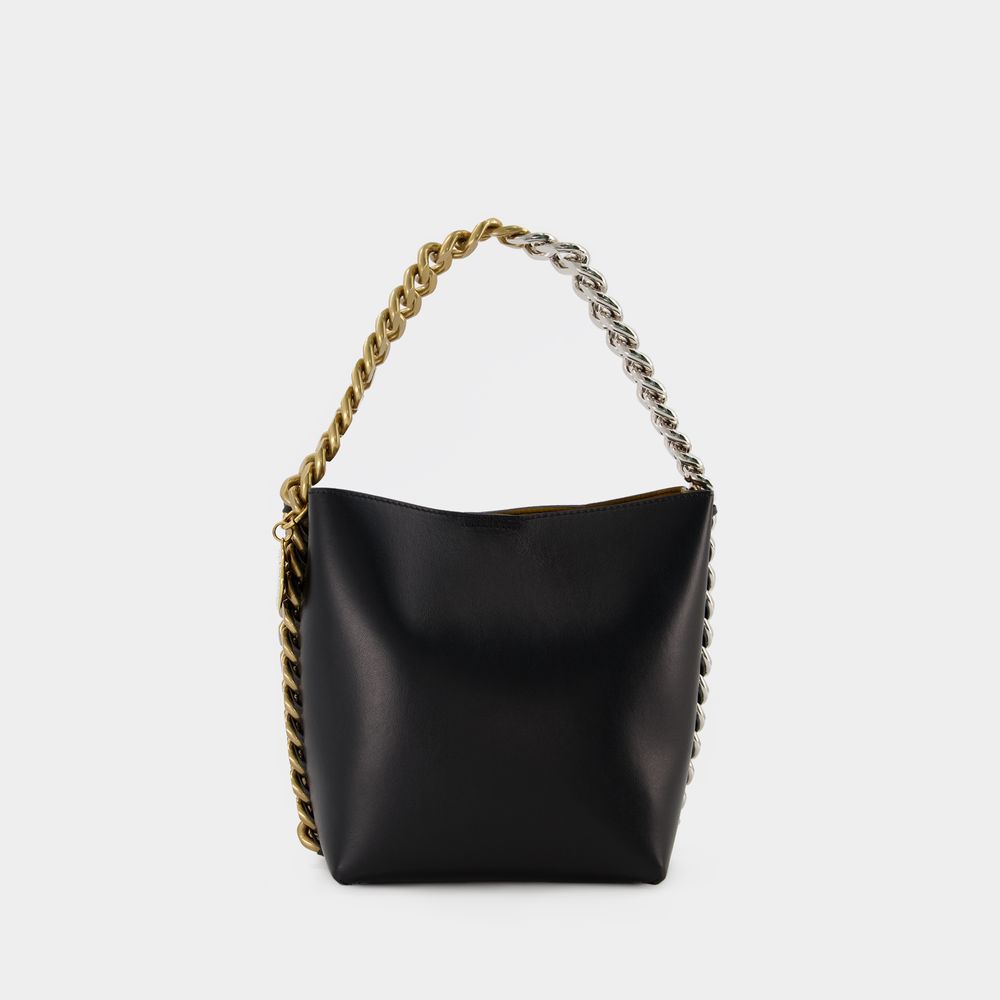Stella Mccartney Frame Bucket Hobo Bag - - Black - Leather Vegan | ModeSens