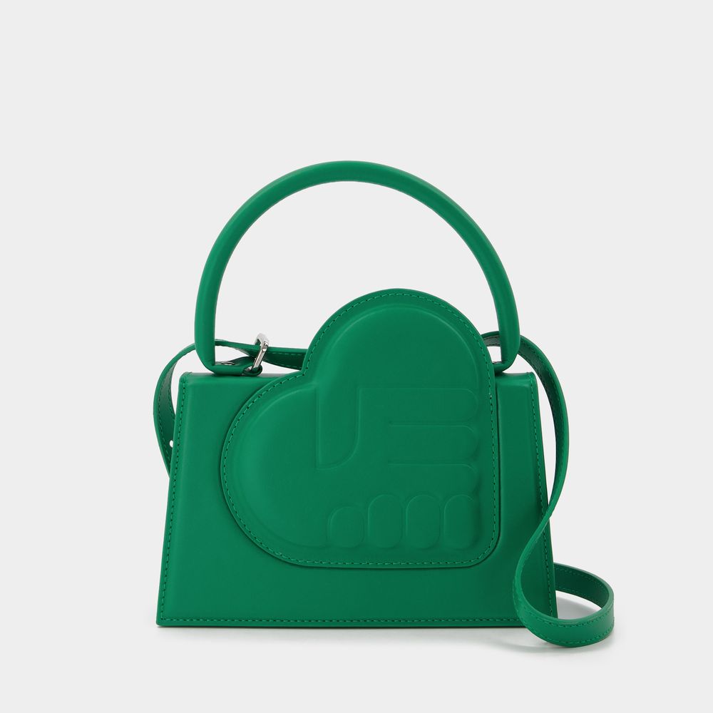 Ester Manas Clutch Green Leather