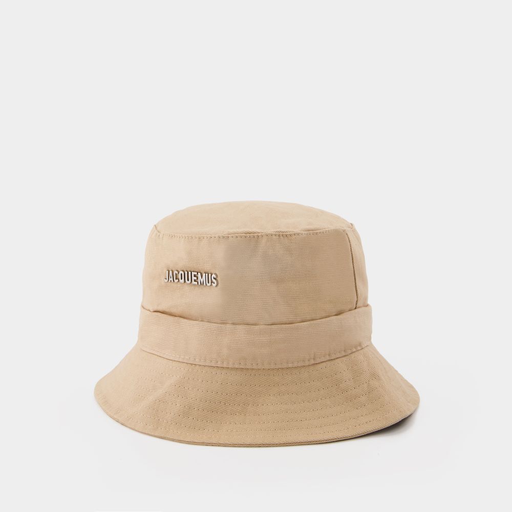 Jacquemus Neutral Le Bob Gadjo Bucket Hat In Beige