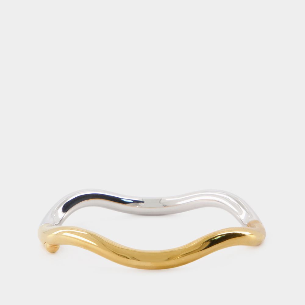 Charlotte Chesnais 18k Gold Plated And Sterling Silver Wave Bracelet