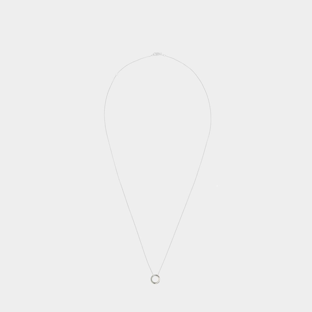 Le Gramme 2.5g Polished And Brushed Sterling Silver Round Necklace
