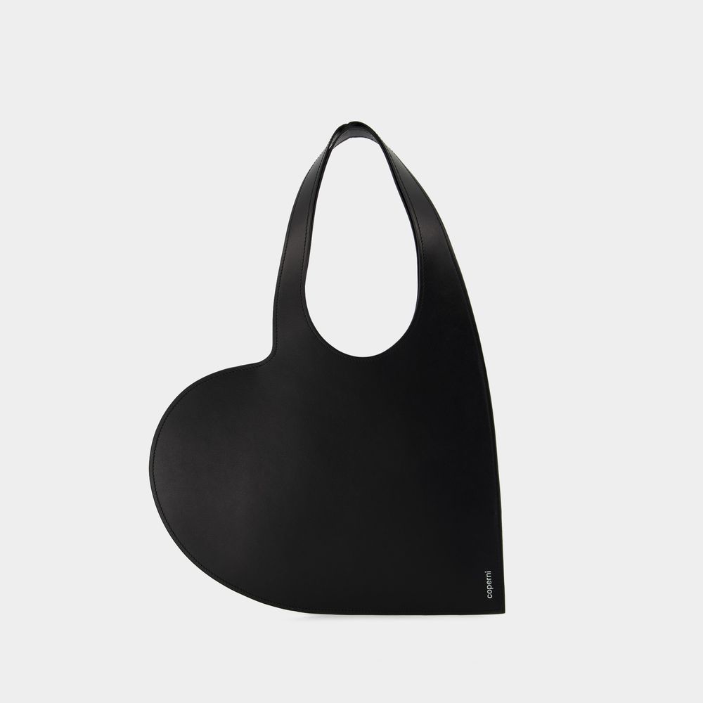 Coperni Mini Cœur Handbag -  - Black - Leather