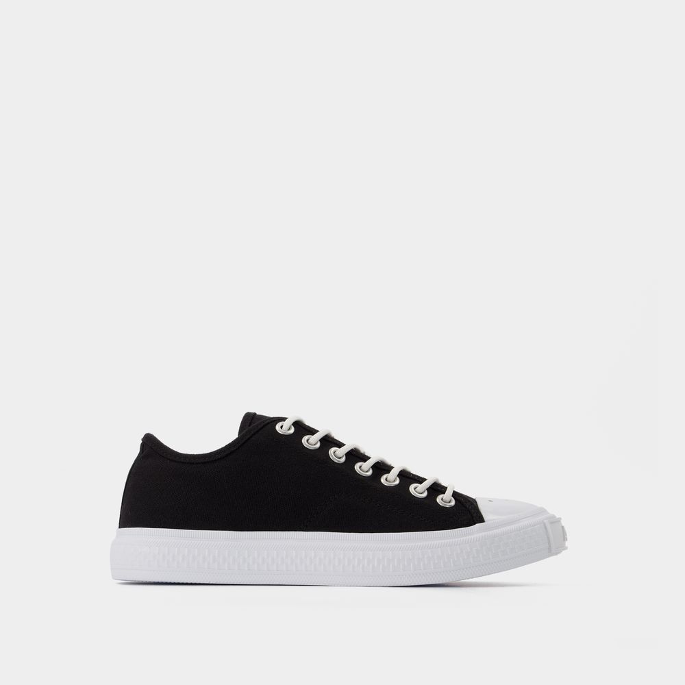 Acne Studios Low-top Canvas Sneakers In Multicolor