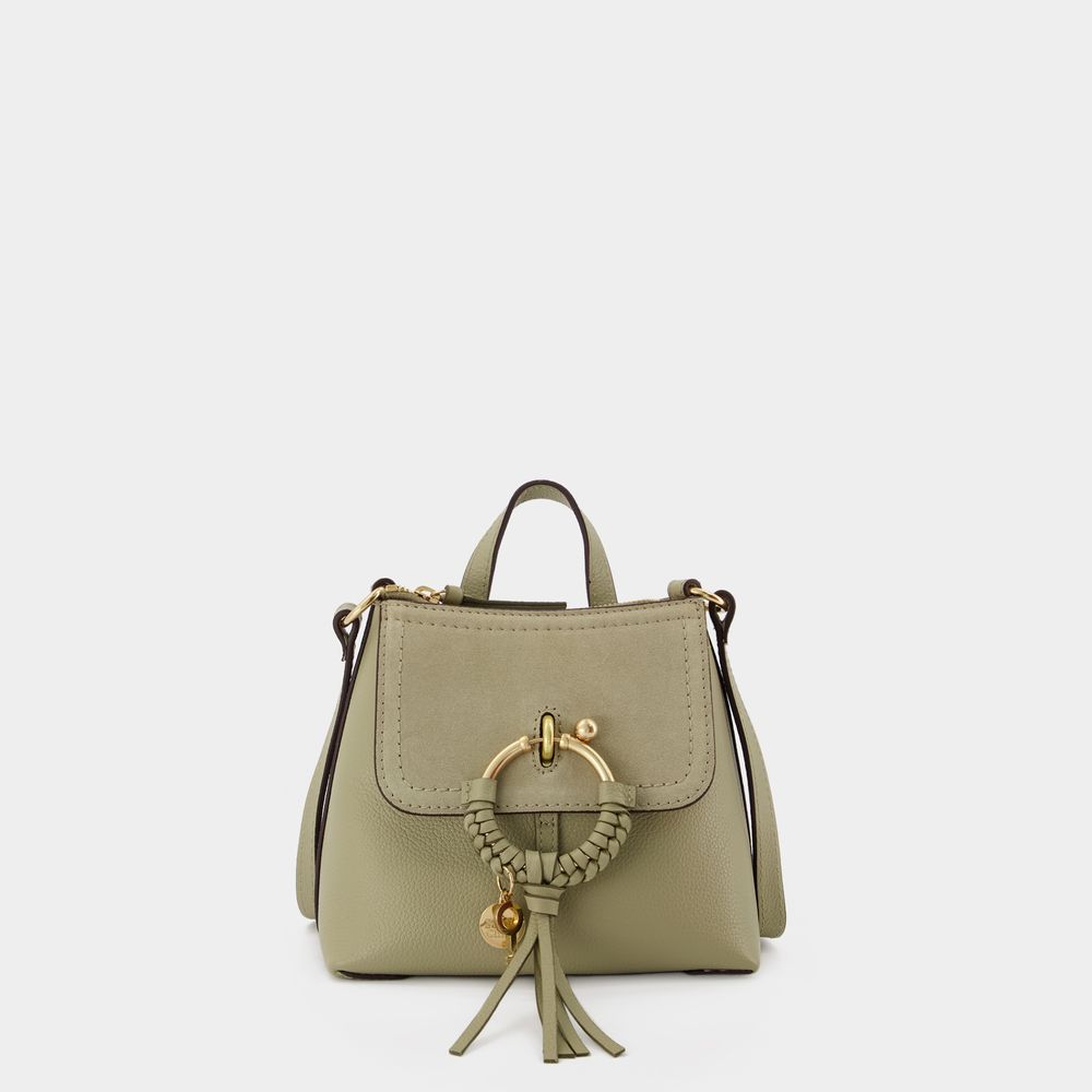 SEE BY CHLOÉ JOAN BACKPACK - SEE BY CHLOE -  POTTERY GREEN - LEATHER