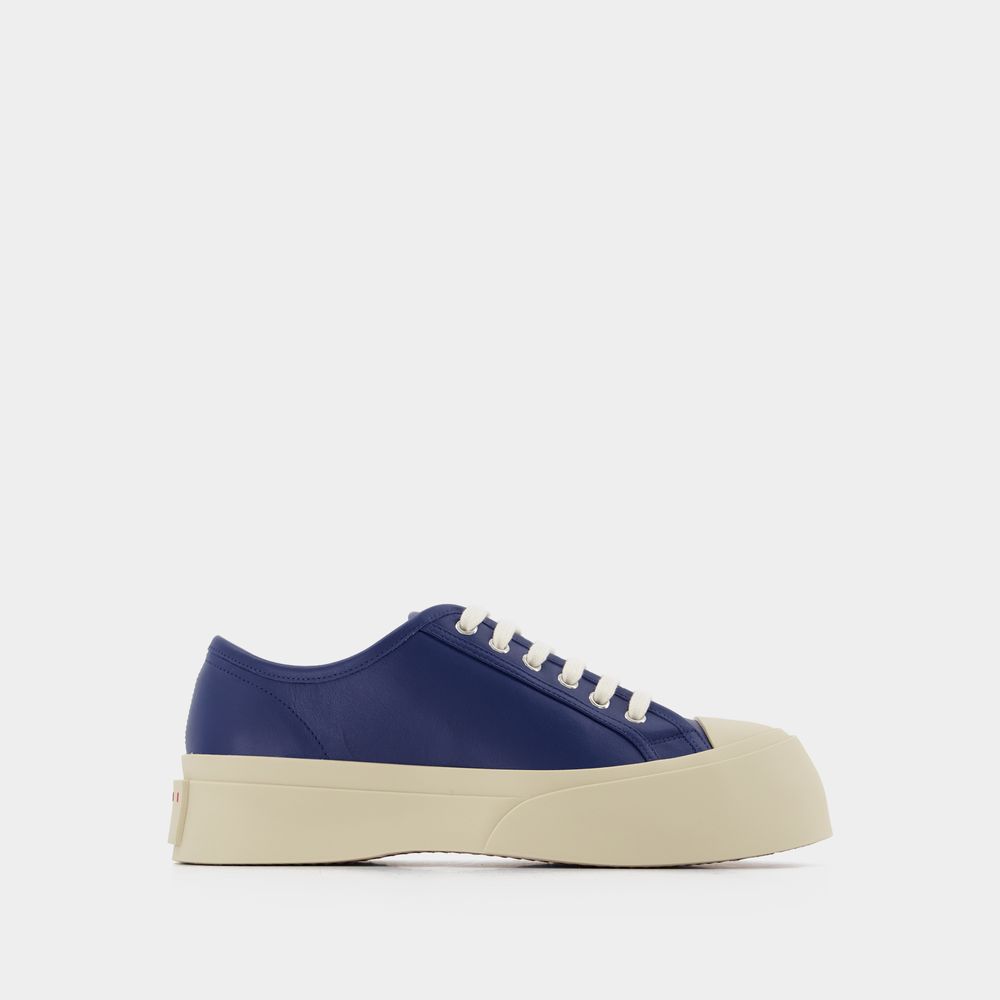 Marni Pablo Lace-up Sneakers -  - Blue - Leather