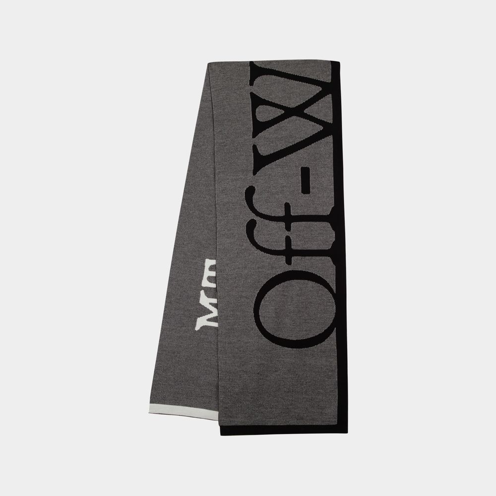 Off-white Pixel-logo-schal - Off White - Wolle - Weiss