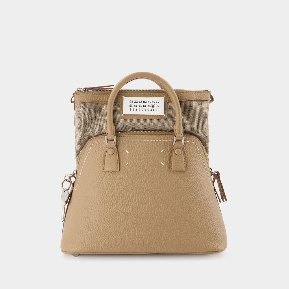 Maison Margiela 5ac Classic Mini Bag - - Chamois - Leather In Brown |  ModeSens