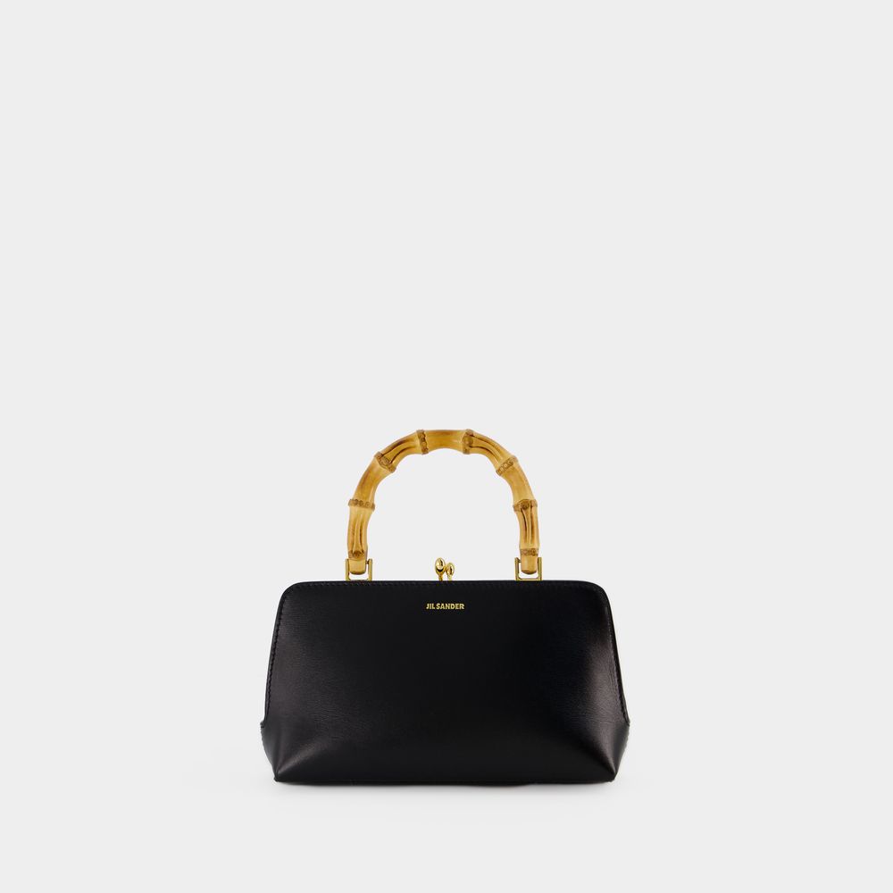 Jil Sander Hobo Bag Goji Mini -  - Leder - Schwarz In Black