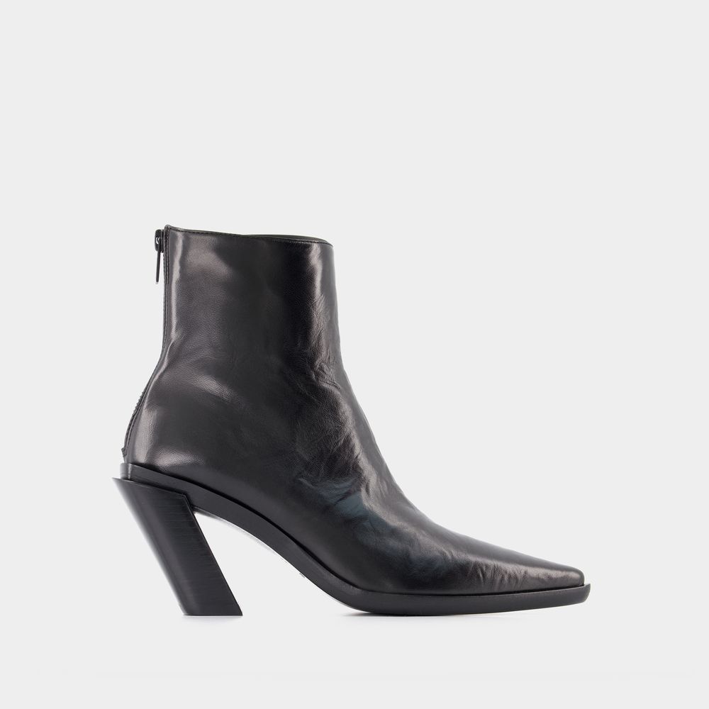 Ann Demeulemeester Florentine Ankle Boots -  - Black - Leather