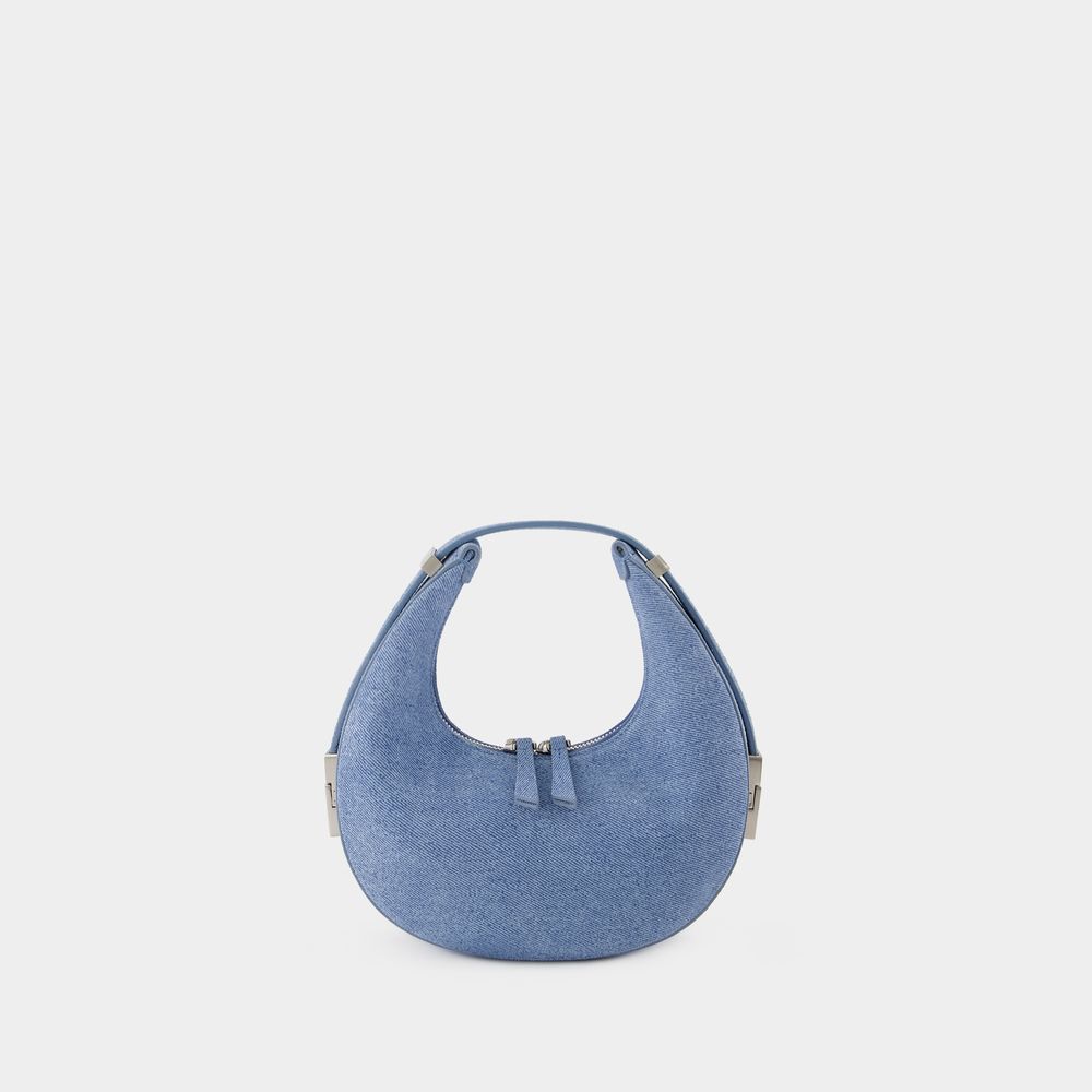 Osoi Sac À Main Toni Mini - - Suède - Denim Sky In Blue