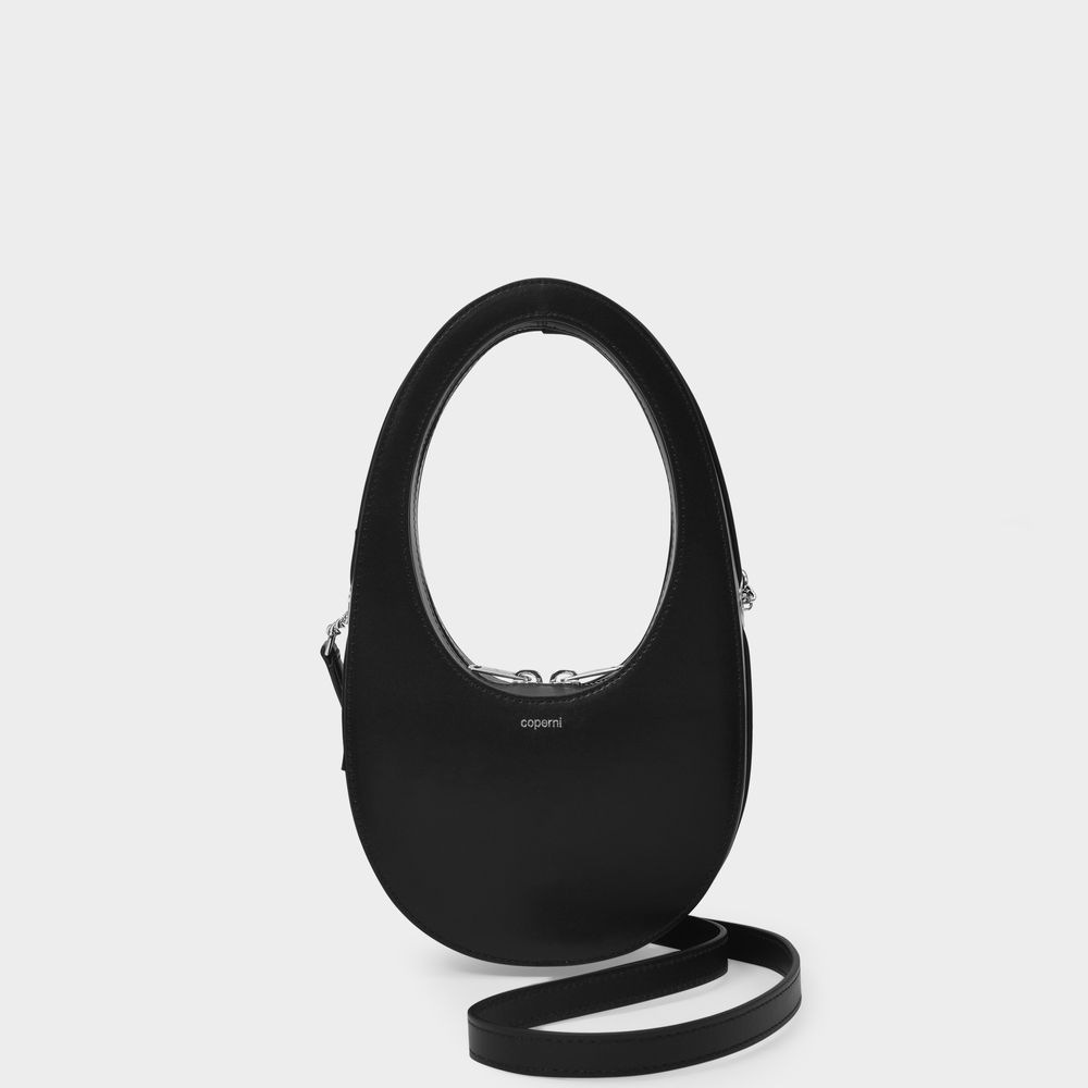 Coperni Mini Swipe  Handbag -  - Black - Leather