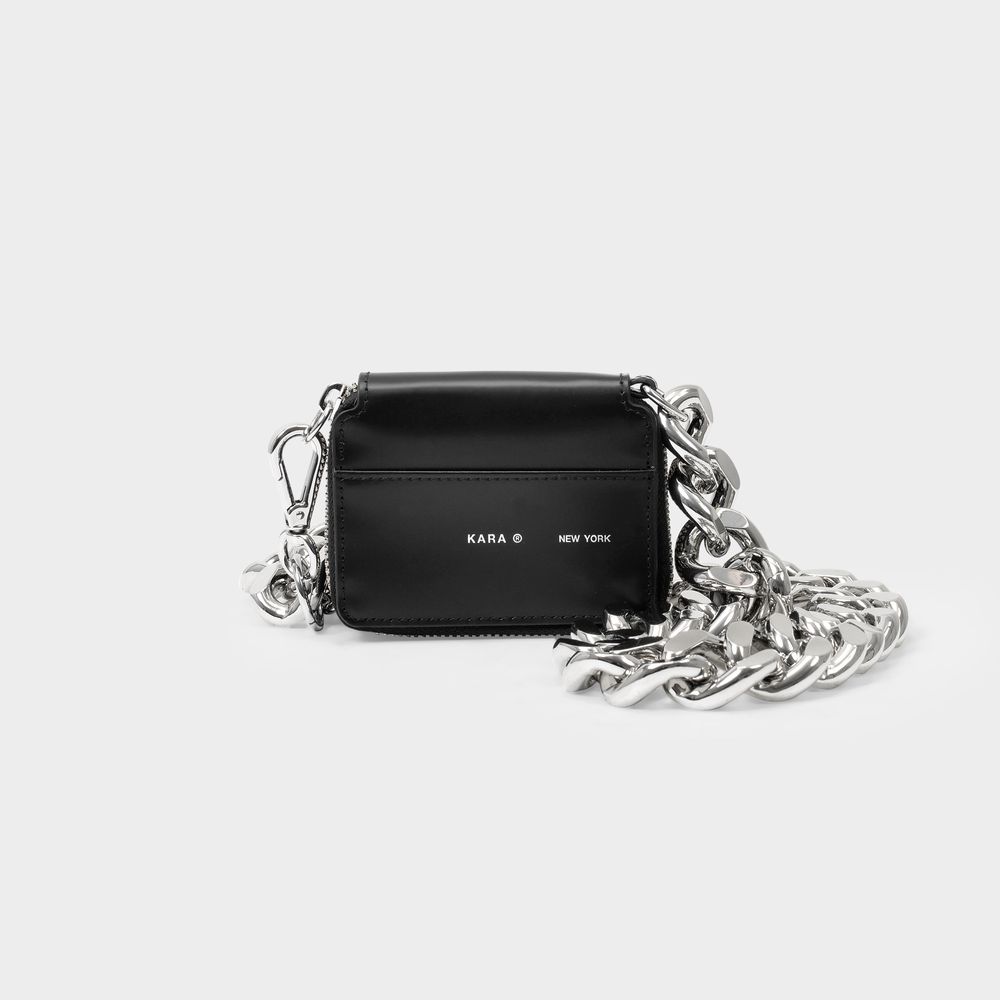 kara black bike wallet