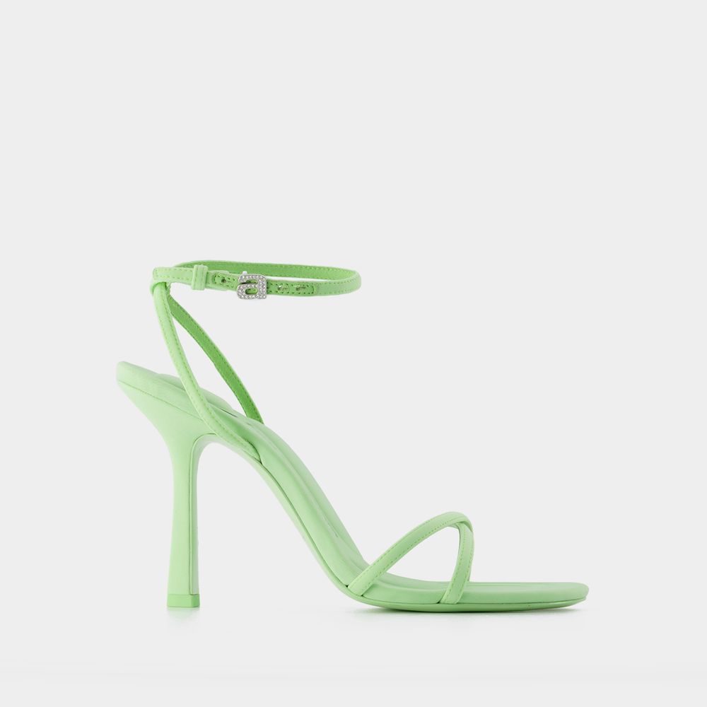 Shop Alexander Wang Dahlia 105 Sandals -  -  Mojito - Lycra In Green