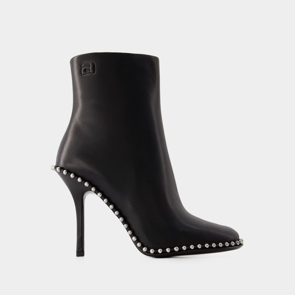Shop Alexander Wang Nova 105 Ankle Boots -  - Leather - Black