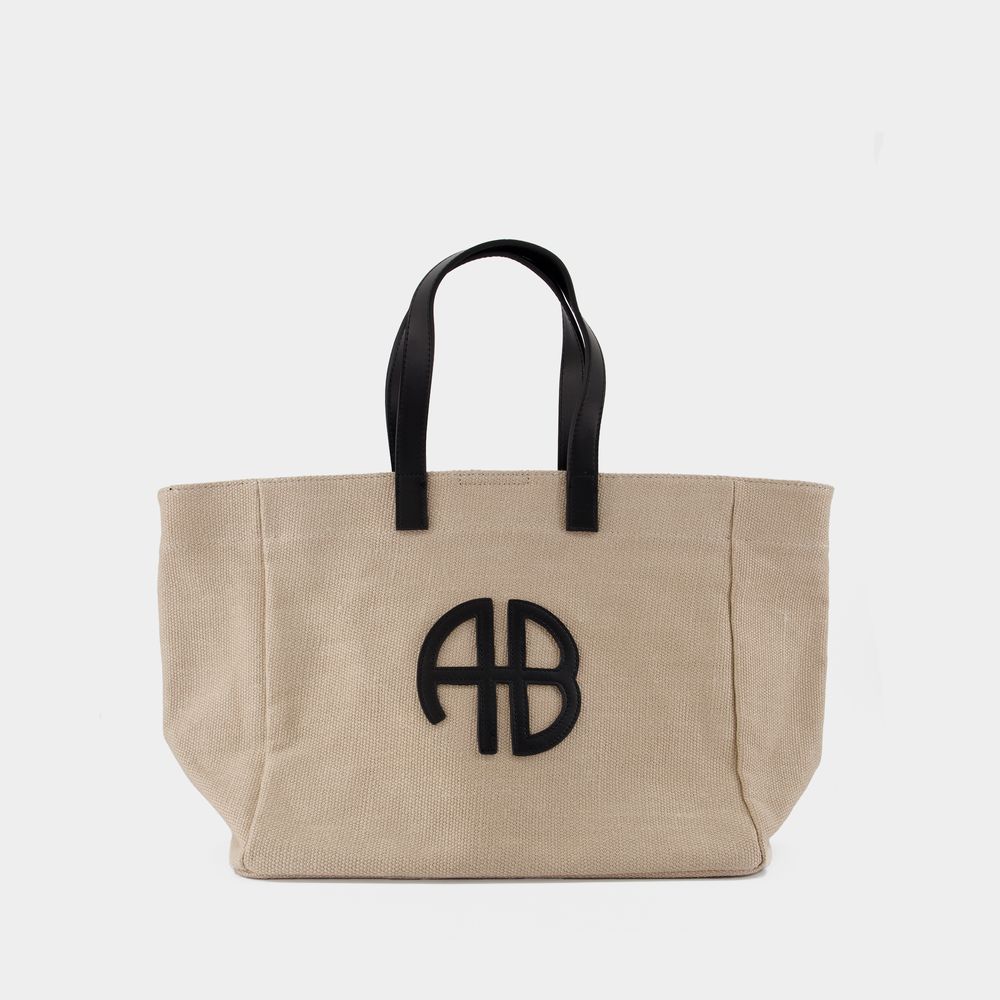 Anine Bing Rio Medium Shopper Bag -  - Linen - Brown
