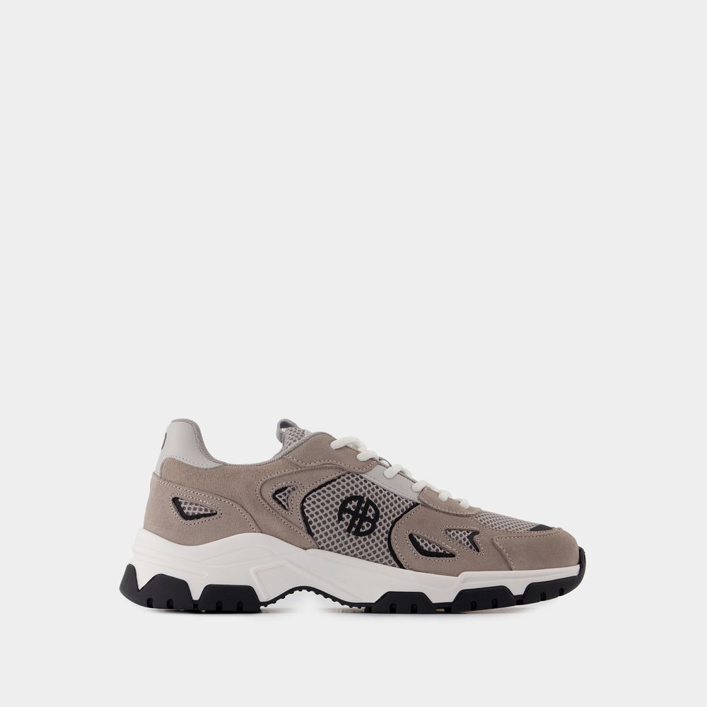 Anine Bing Brody Sneakers In Grey In Grey