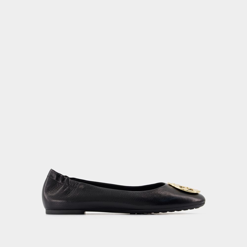 Shop Tory Burch Ballerines Claire -  - Cuir - Noir In Black