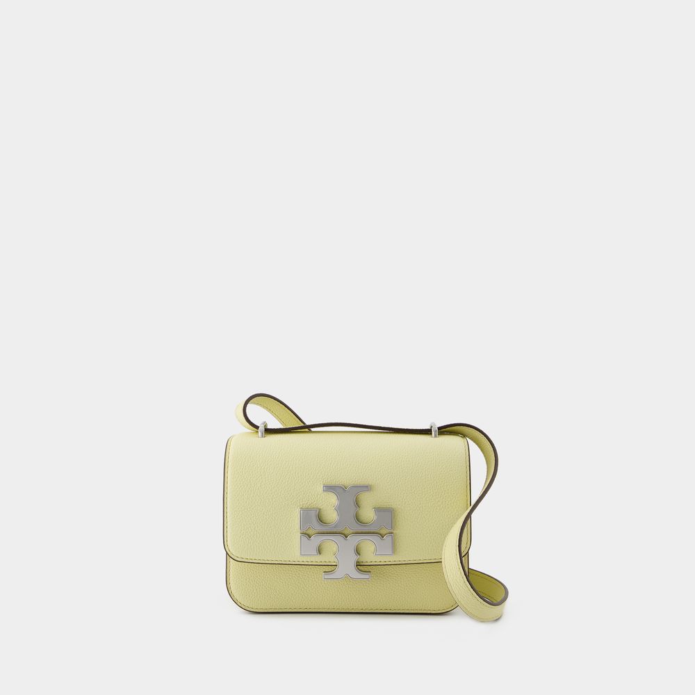 Tory Burch Eleanor Pebbled Small Convertible Bag -  - Leather - Lemon In Yellow