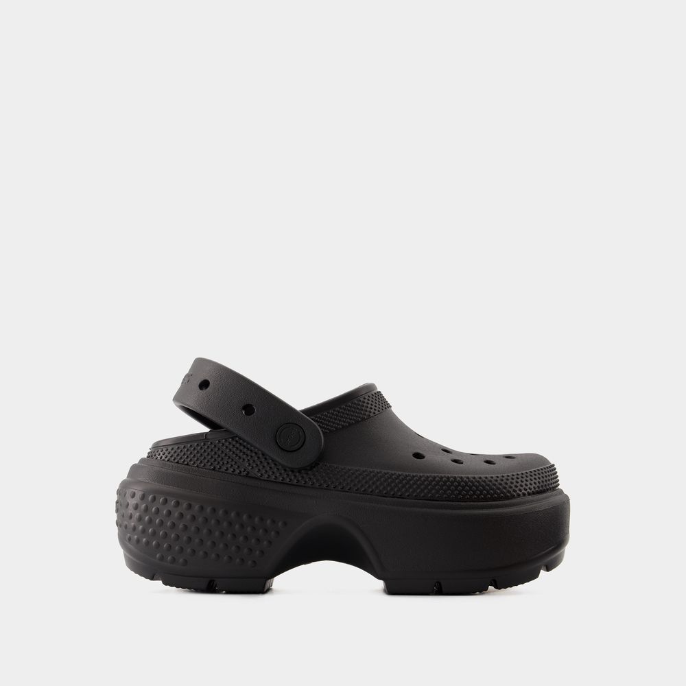 Crocs Stomp Sandals In Black