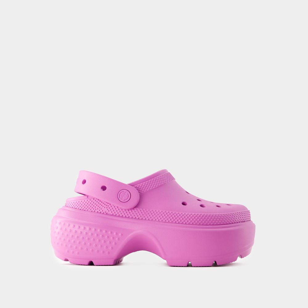 Shop Crocs Sandales Stomp -  - Thermoplastique - Rose In Pink