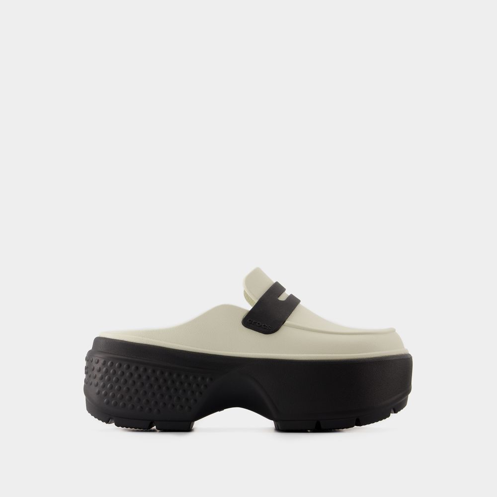 Crocs Unisex Stomp Loafers In Grey