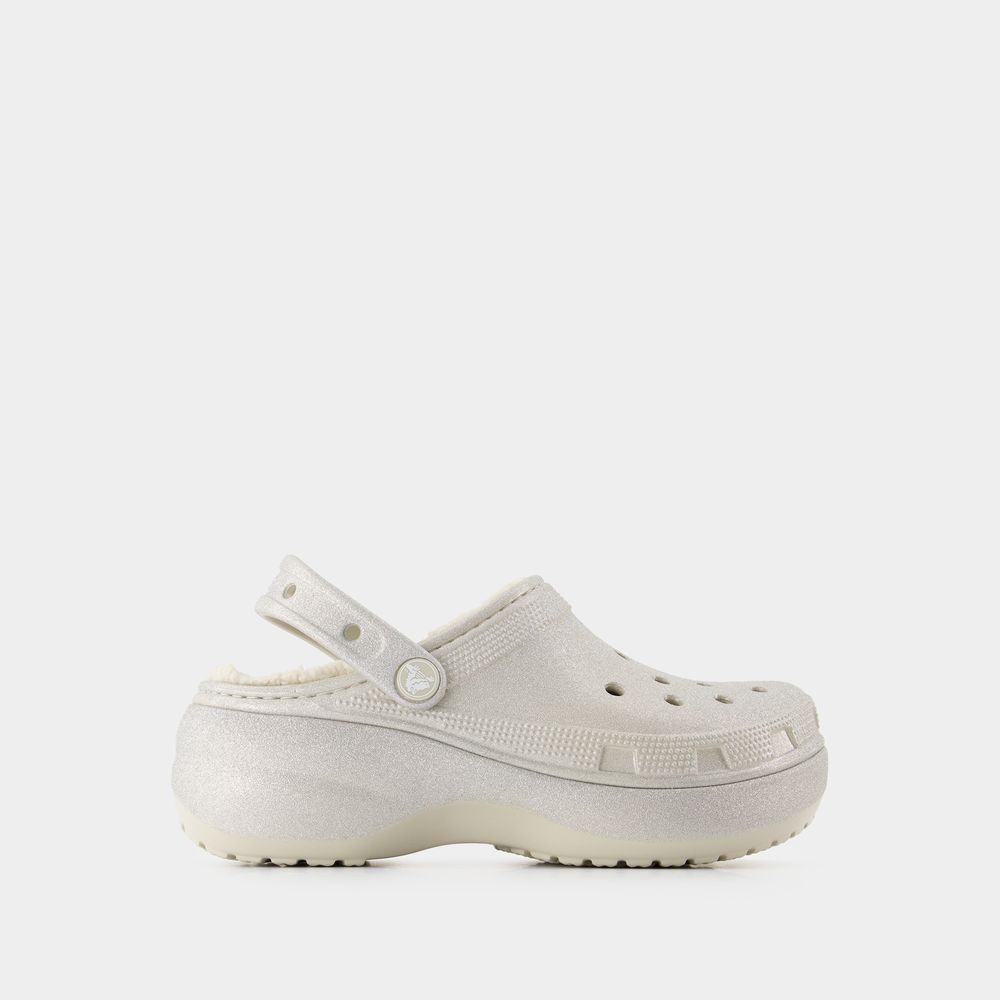 Crocs Logo Sandals In White