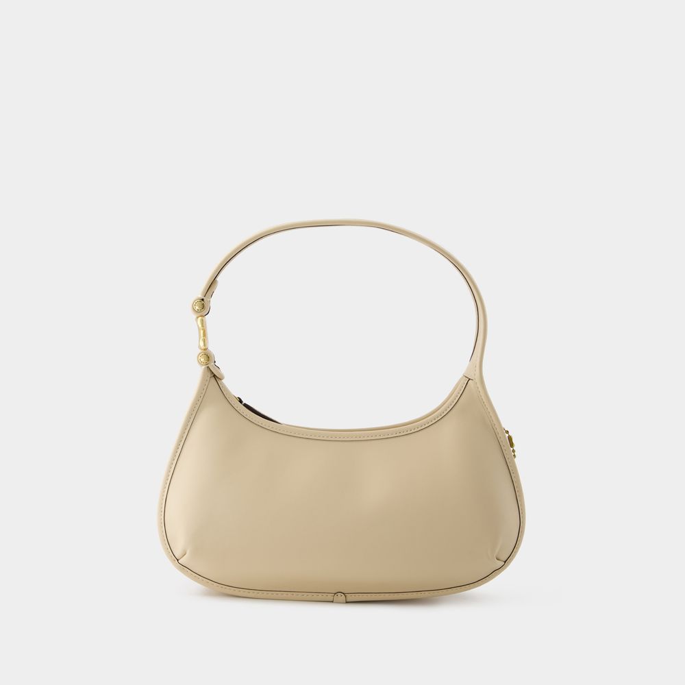 Shop Coach Eve Hobo Bag  -  - Leather - Ivory In Beige