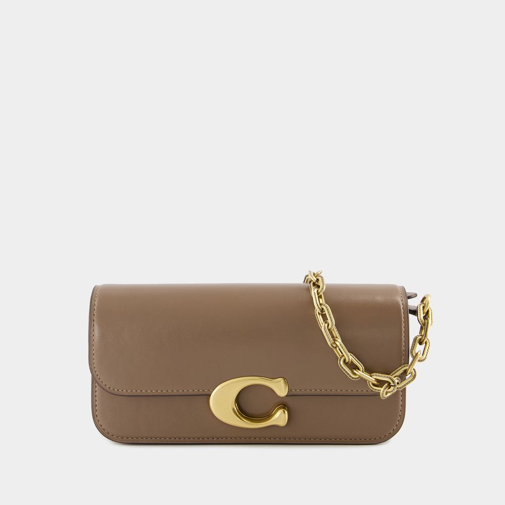 COACH IDOL 23 CROSSBODY - COACH - LEATHER - DARK STONE