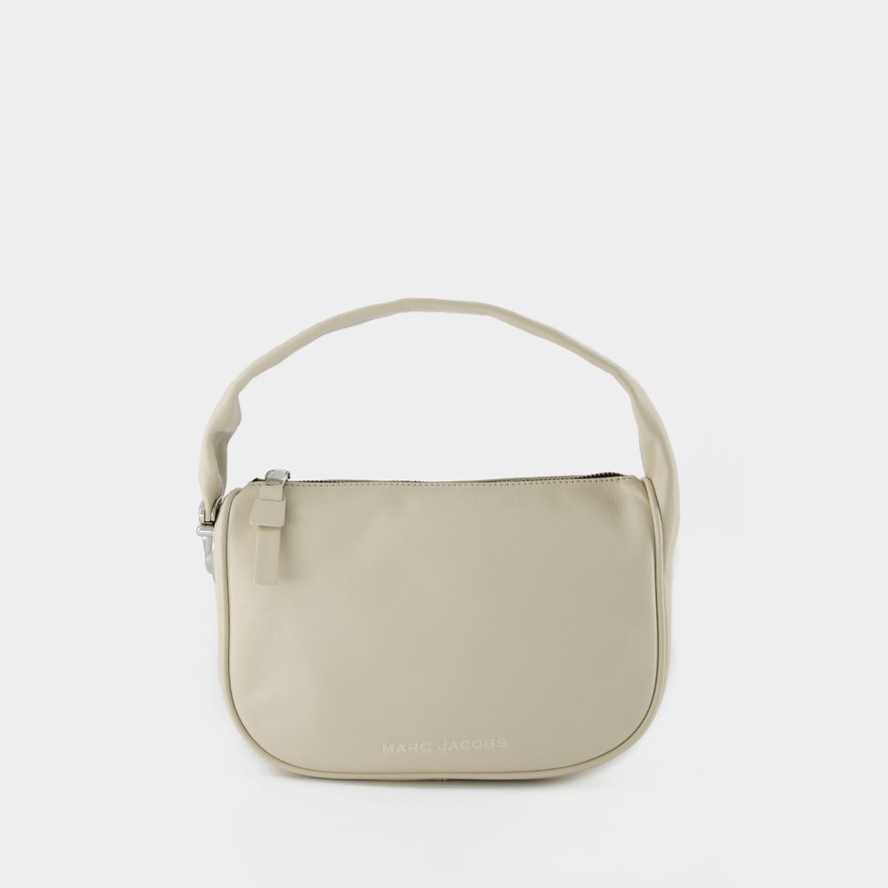 Marc Jacobs Pushlock Mini Hobo Bag -  -  Cloud White - Leather