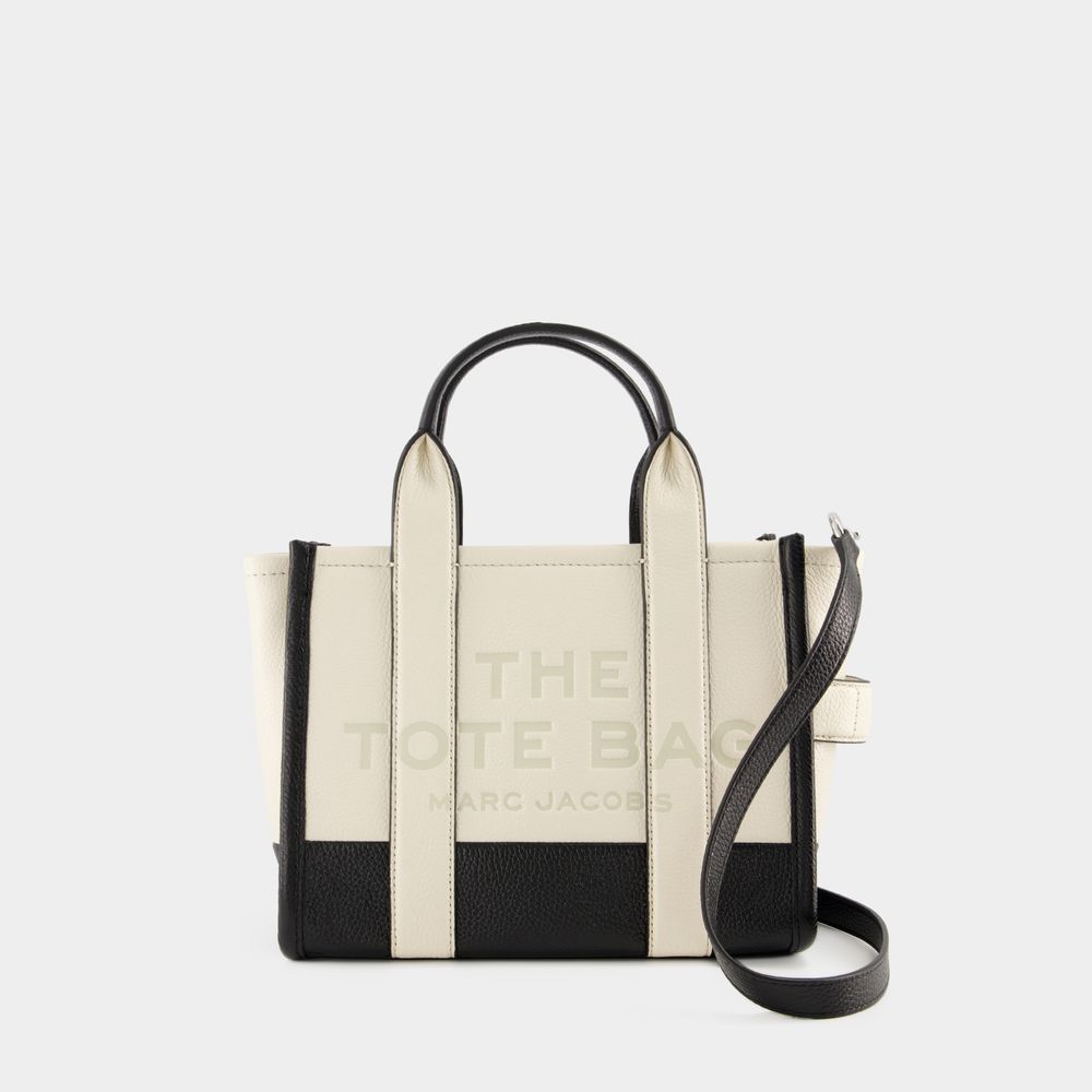 Shop Marc Jacobs The Small Tote -  - Leather - Ivory In Beige