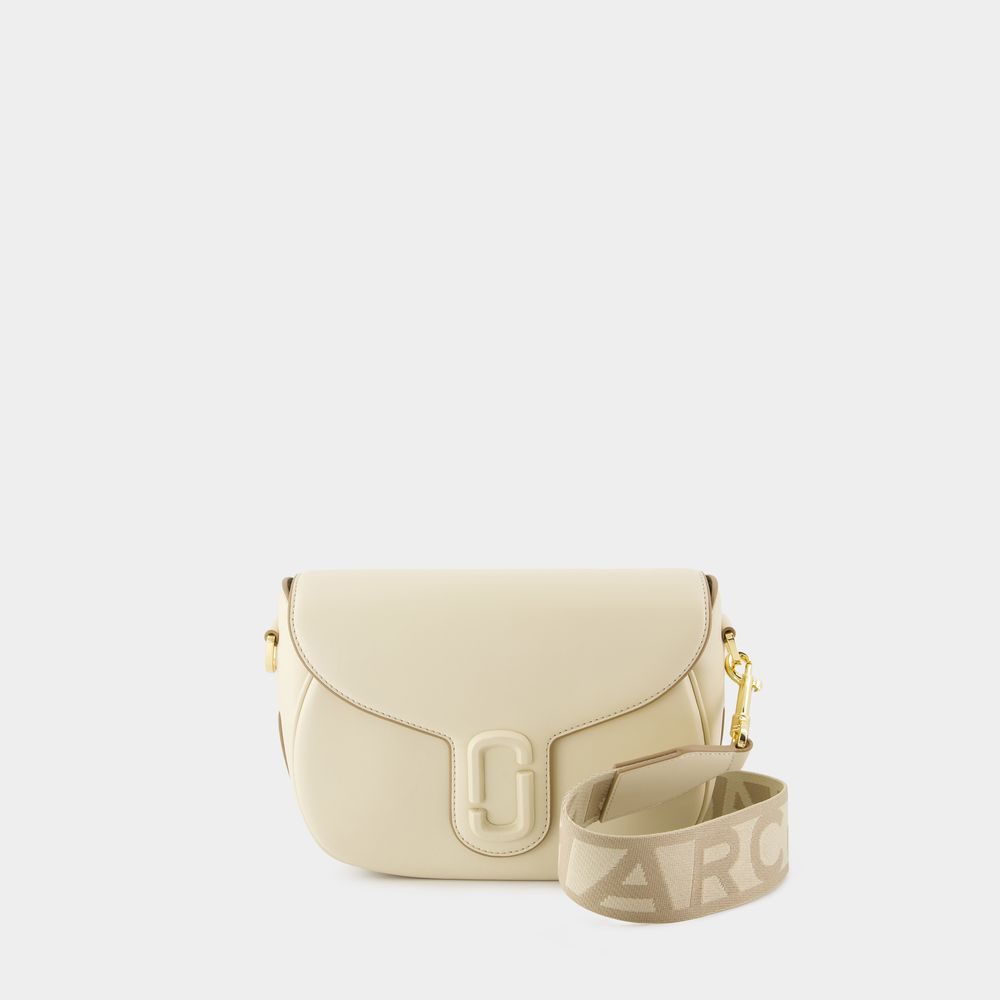 Shop Marc Jacobs Sac À Bandoulière Saddle Large -  - Cuir - Blanc In White