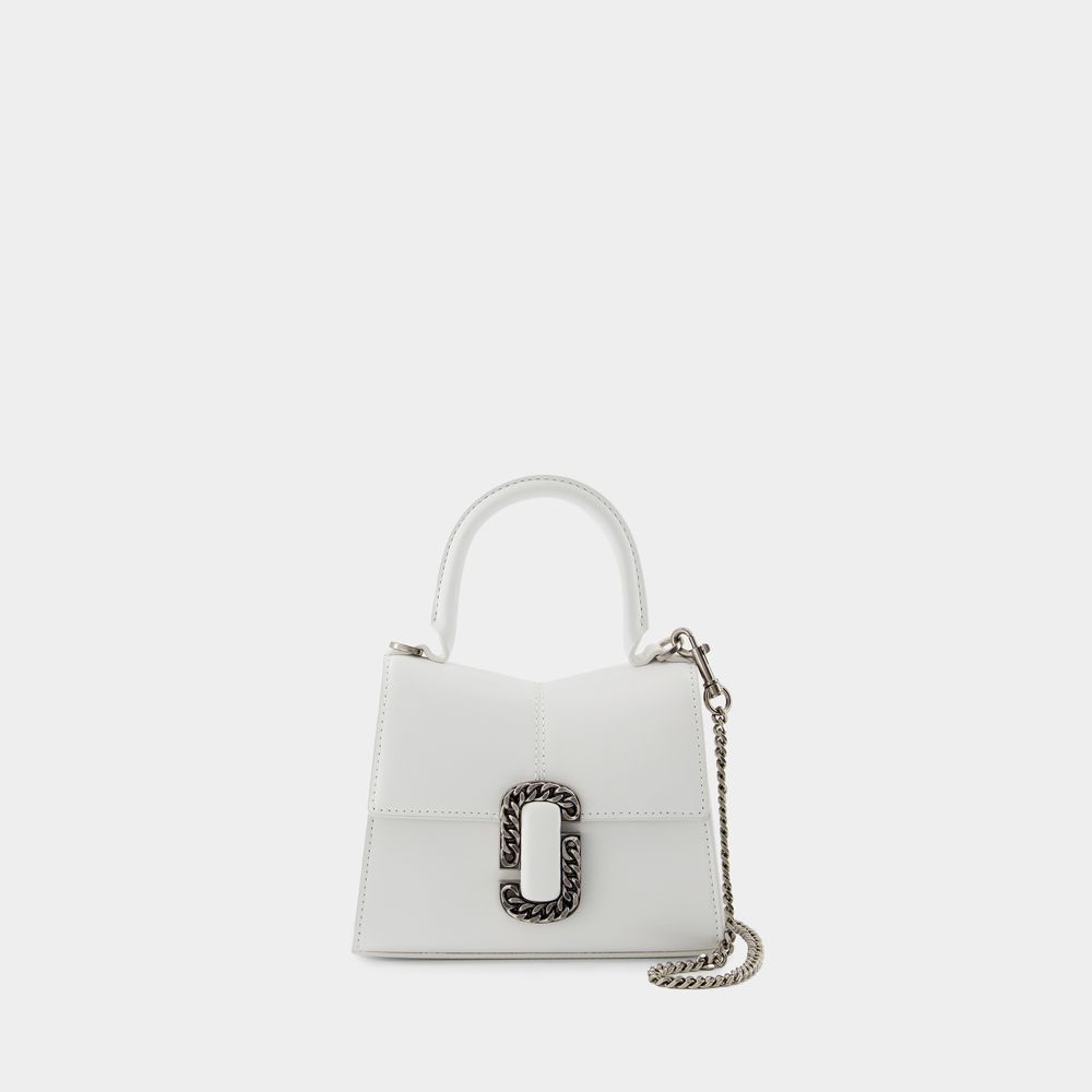 Shop Marc Jacobs The Mini Top Handle Bag -  - Leather - White