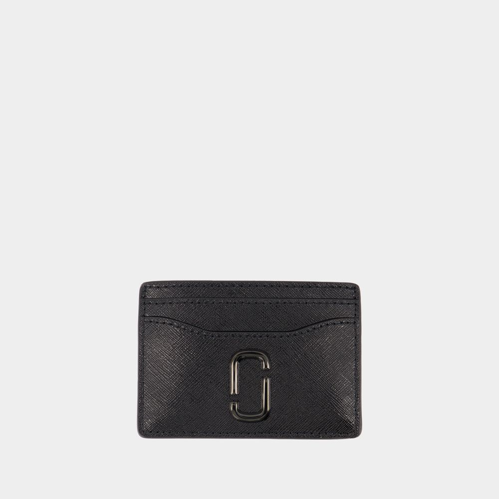 Shop Marc Jacobs Porte-carte -  - Cuir - Noir In Black