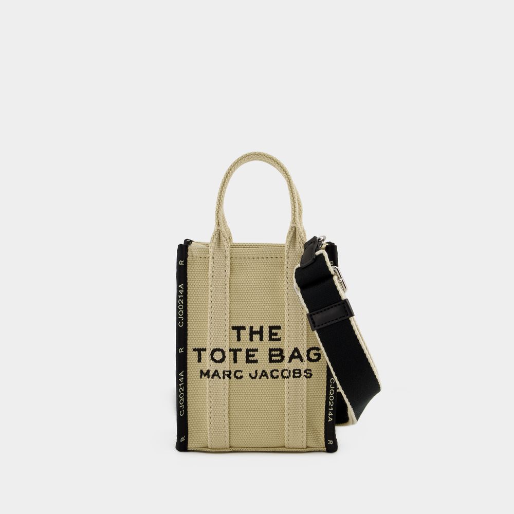 Shop Marc Jacobs The Phone Tote Bag -  - Cotton - Beige