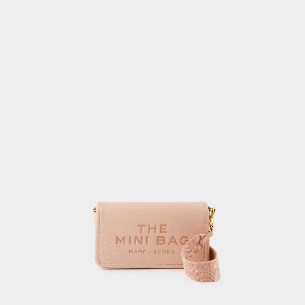 Shop Marc Jacobs The Mini Bag -  - Cuir - Rose In Pink