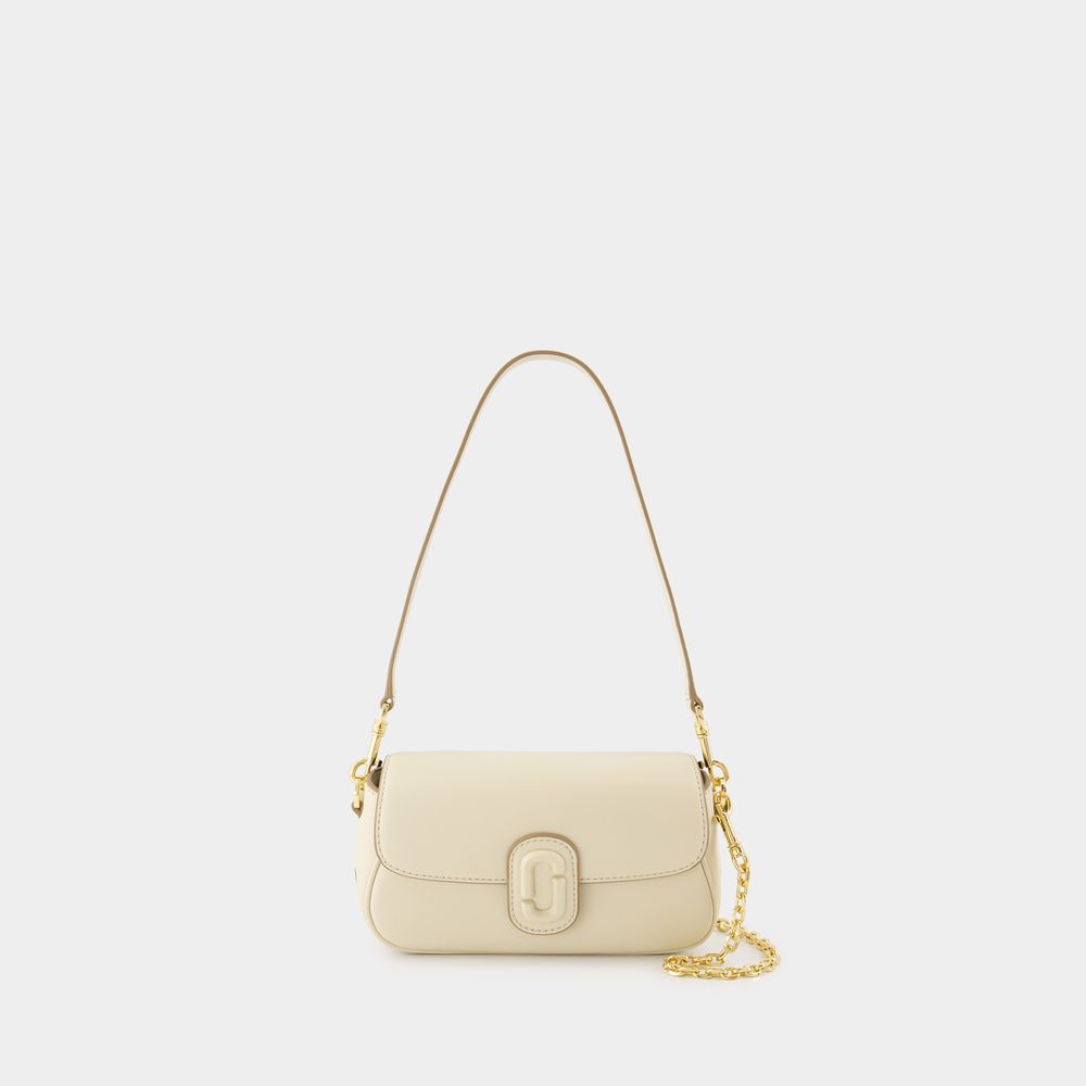 MARC JACOBS THE SMALL SHOULDER BAG - MARC JACOBS - CUIR - BLANC 