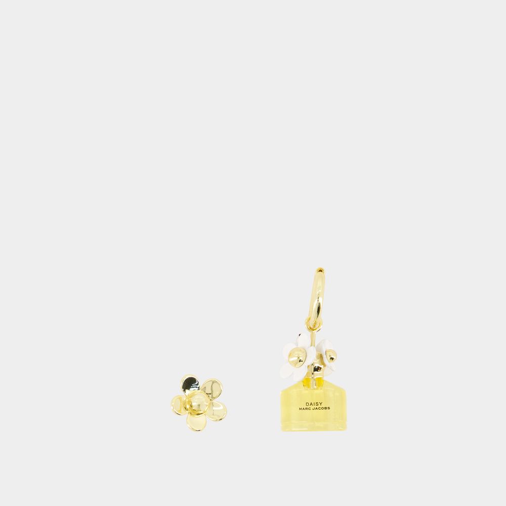 Shop Marc Jacobs Boucles D'oreilles Mini Icon Daisy -  - Métal - Doré In Gold