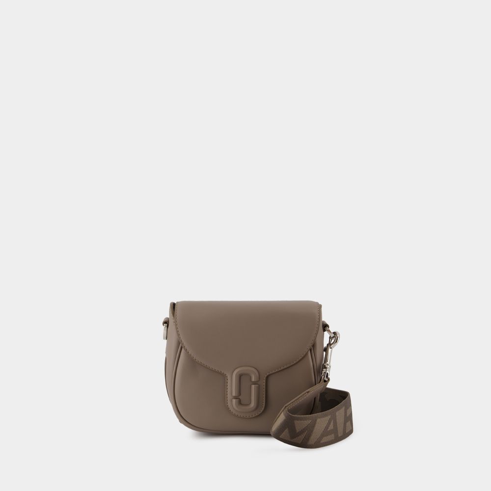 Shop Marc Jacobs Sac À Bandoulière Saddle Small -  - Cuir - Gris In Grey
