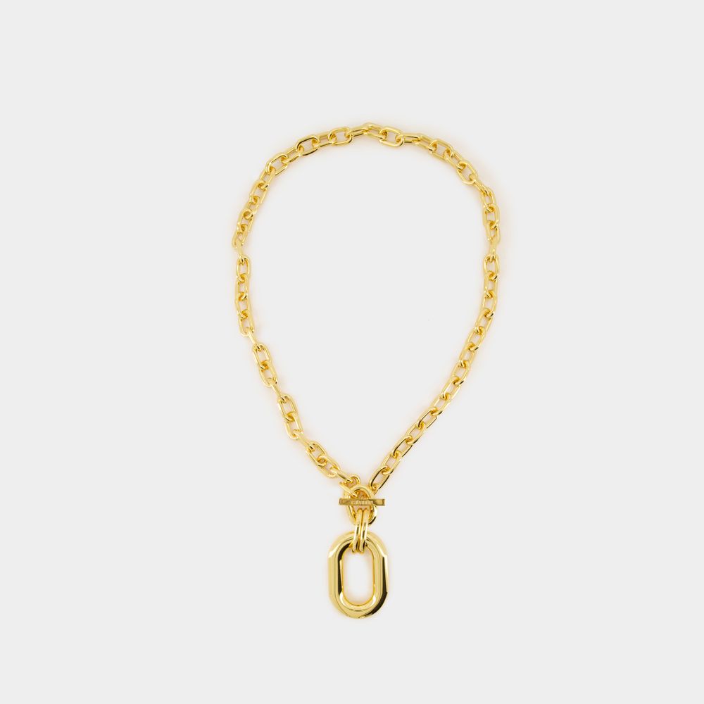 Rabanne Xl Link Necklace -  - Aluminum - Gold In Gold