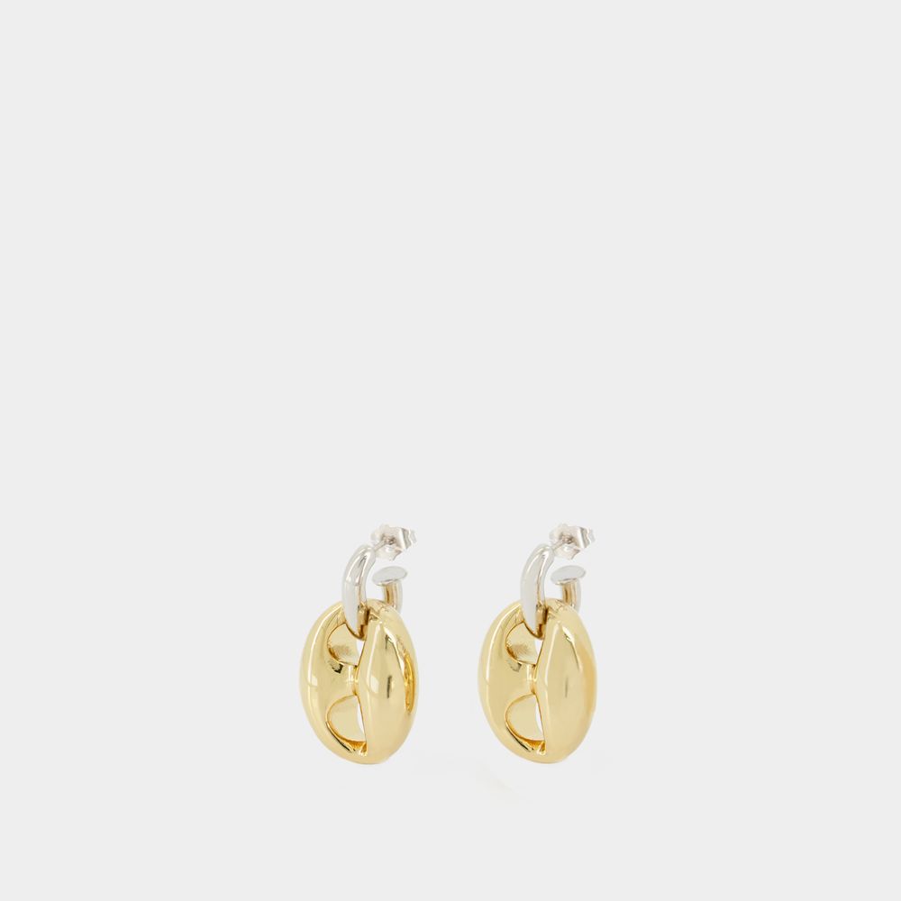 Paco Rabanne Xtra Eight Dang Earring -  - Gold/silver - Brass