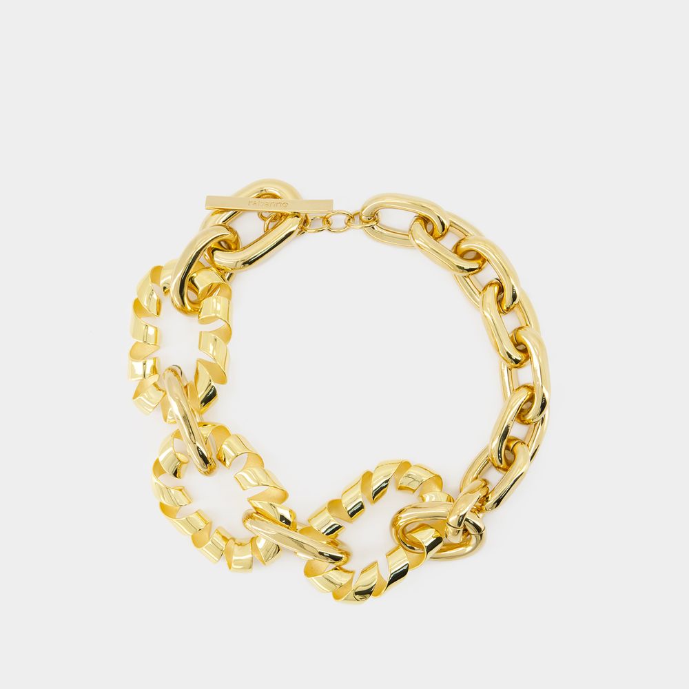 Rabanne Women's Xl Link Twist Necklace In Gold