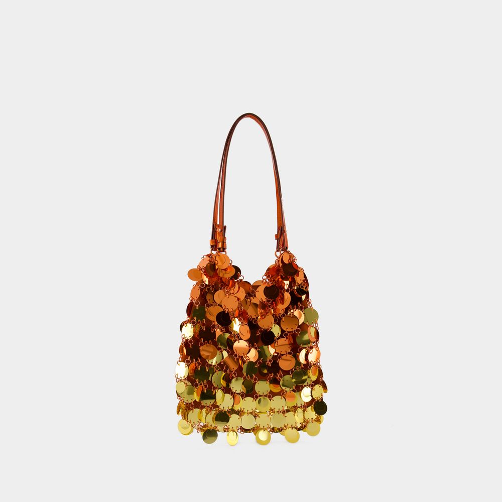 Rabanne Oversized Sequin Purse - - Polyester - Gold In Gold