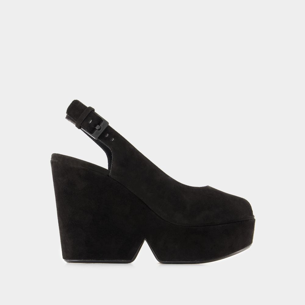 Shop Clergerie Dylan1 Sandals -  - Leather - Black