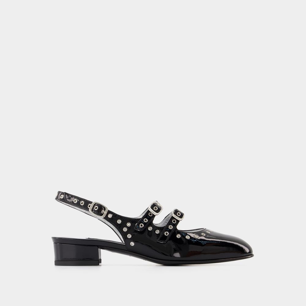 CAREL SANDALES QUEEN - CAREL - CUIR - NOIR 