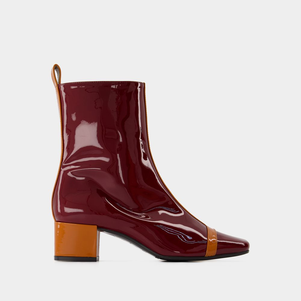 CAREL BOTTES AUDREY - CAREL - PATENT LEATHER - CAMEL 
