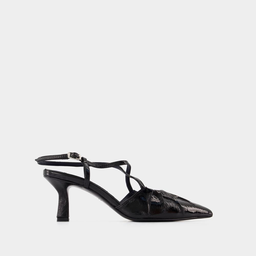 Shop Carel Sandales Neri -  - Cuir - Noir In Black