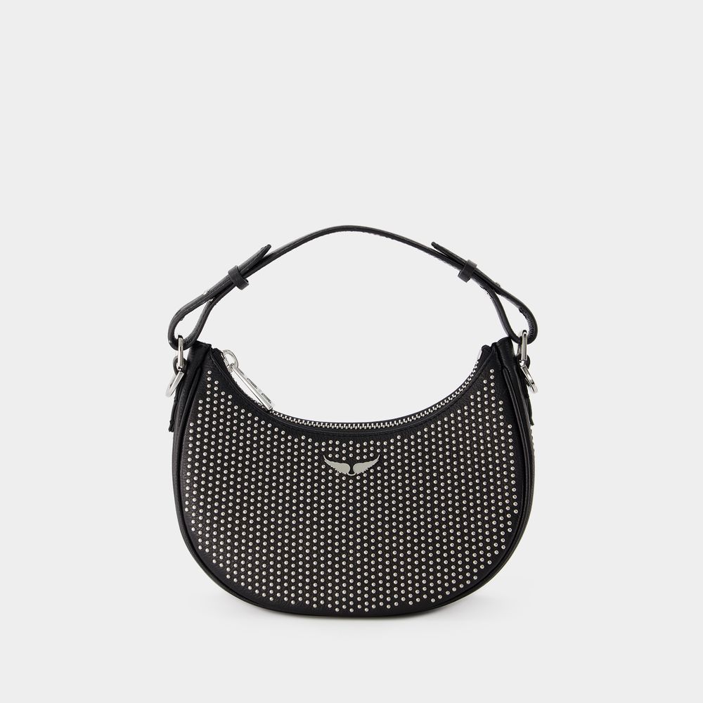 Zadig & Voltaire Moonrock Plumetis Hobo Bag - - Leather - Black | ModeSens